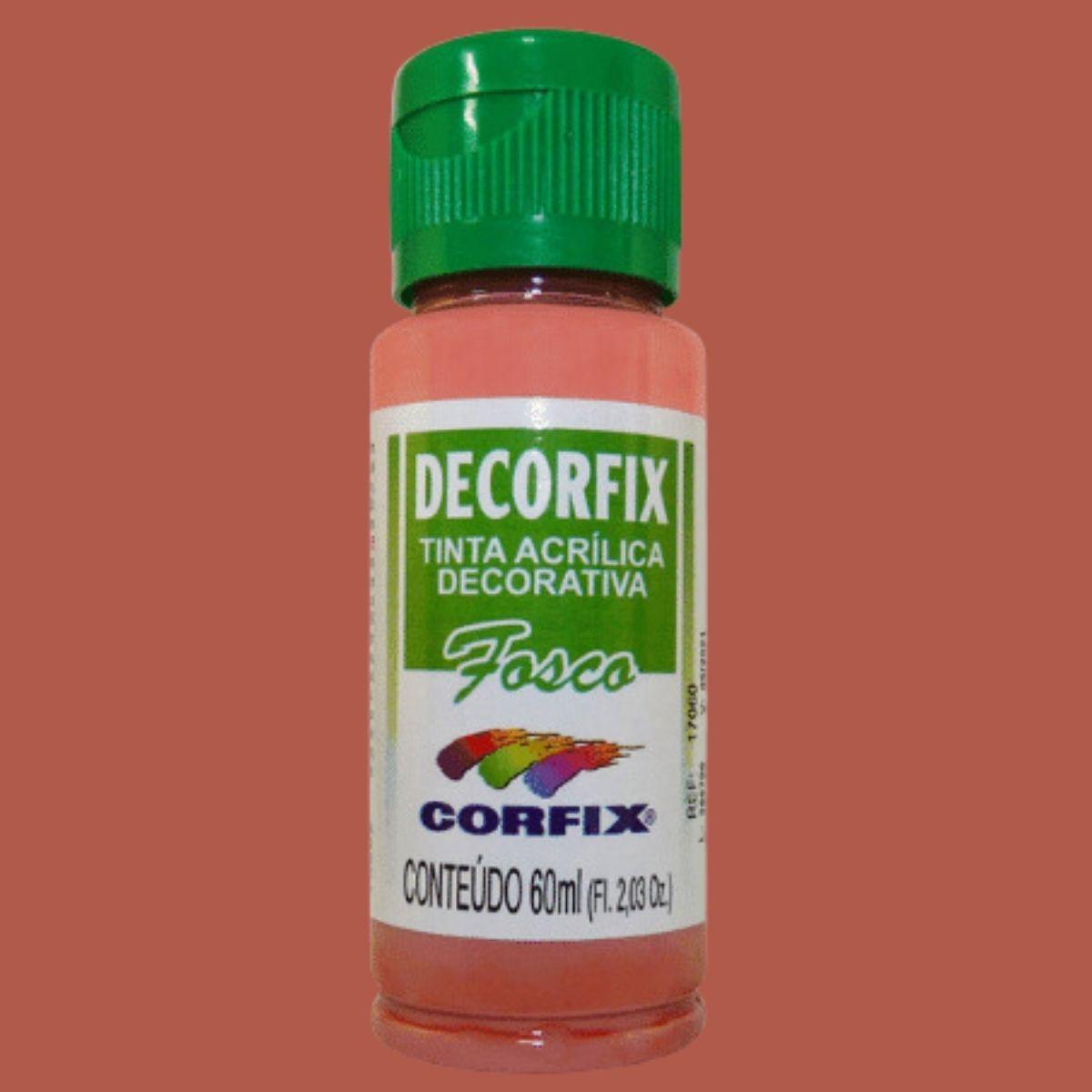 Tinta Acrílica Decorfix Corfix 60ml Fosca - Palácio da Arte