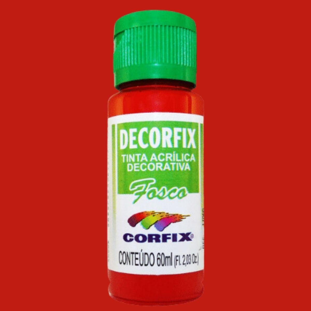 Tinta Acrílica Decorfix Corfix 60ml Fosca - Palácio da Arte