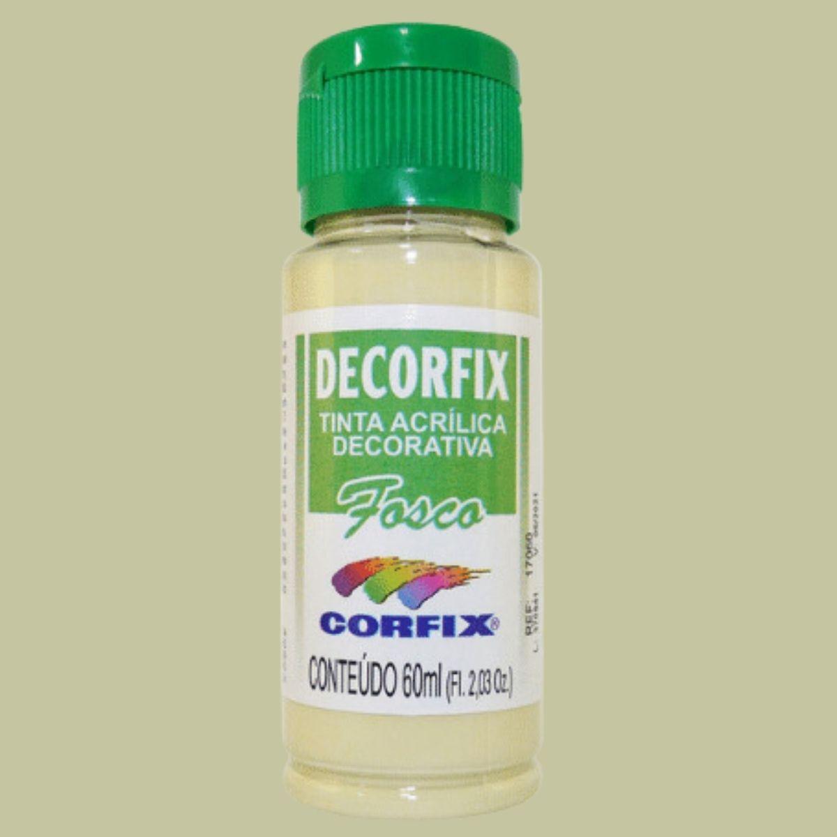 Tinta Acrílica Decorfix Corfix 60ml Fosca - Palácio da Arte