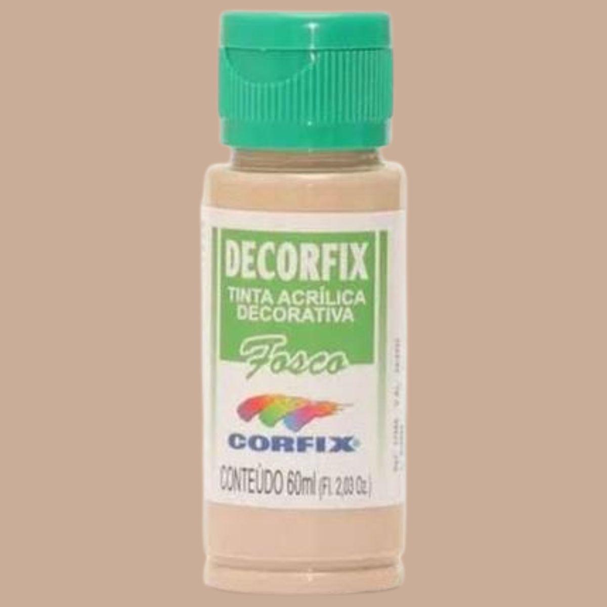 Tinta Acrílica Decorfix Corfix 60ml Fosca - Palácio da Arte
