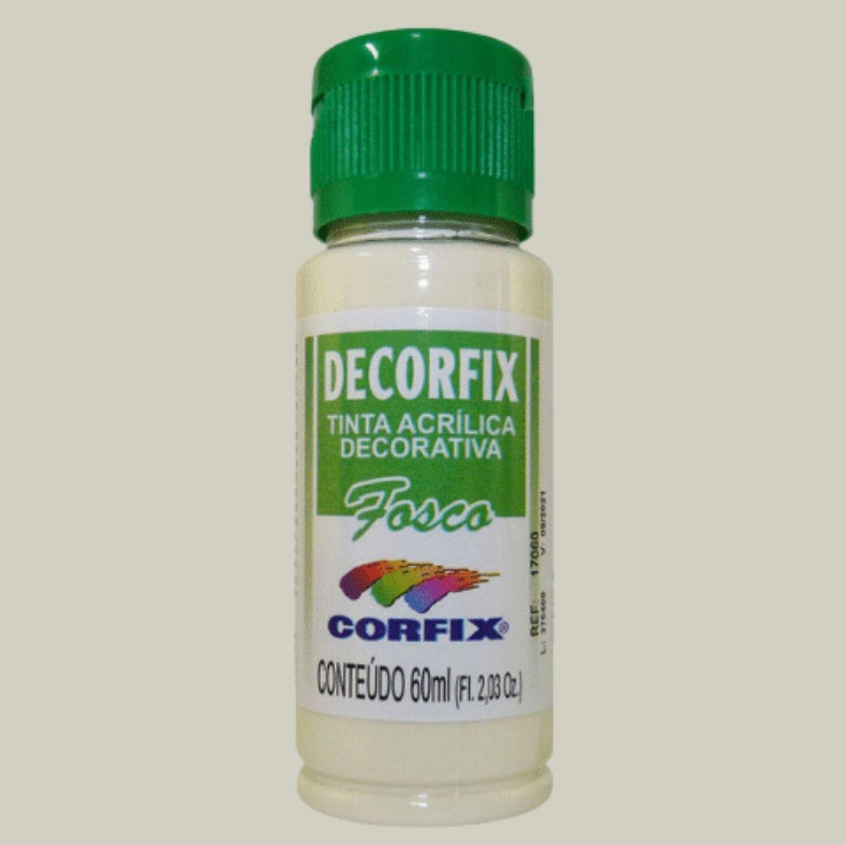 Tinta Acrílica Decorfix Corfix 60ml Fosca - Palácio da Arte