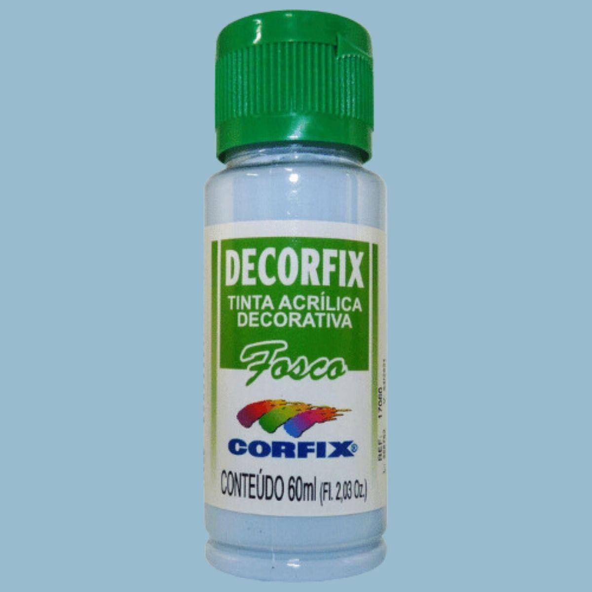 Tinta Acrílica Decorfix Corfix 60ml Fosca - Palácio da Arte