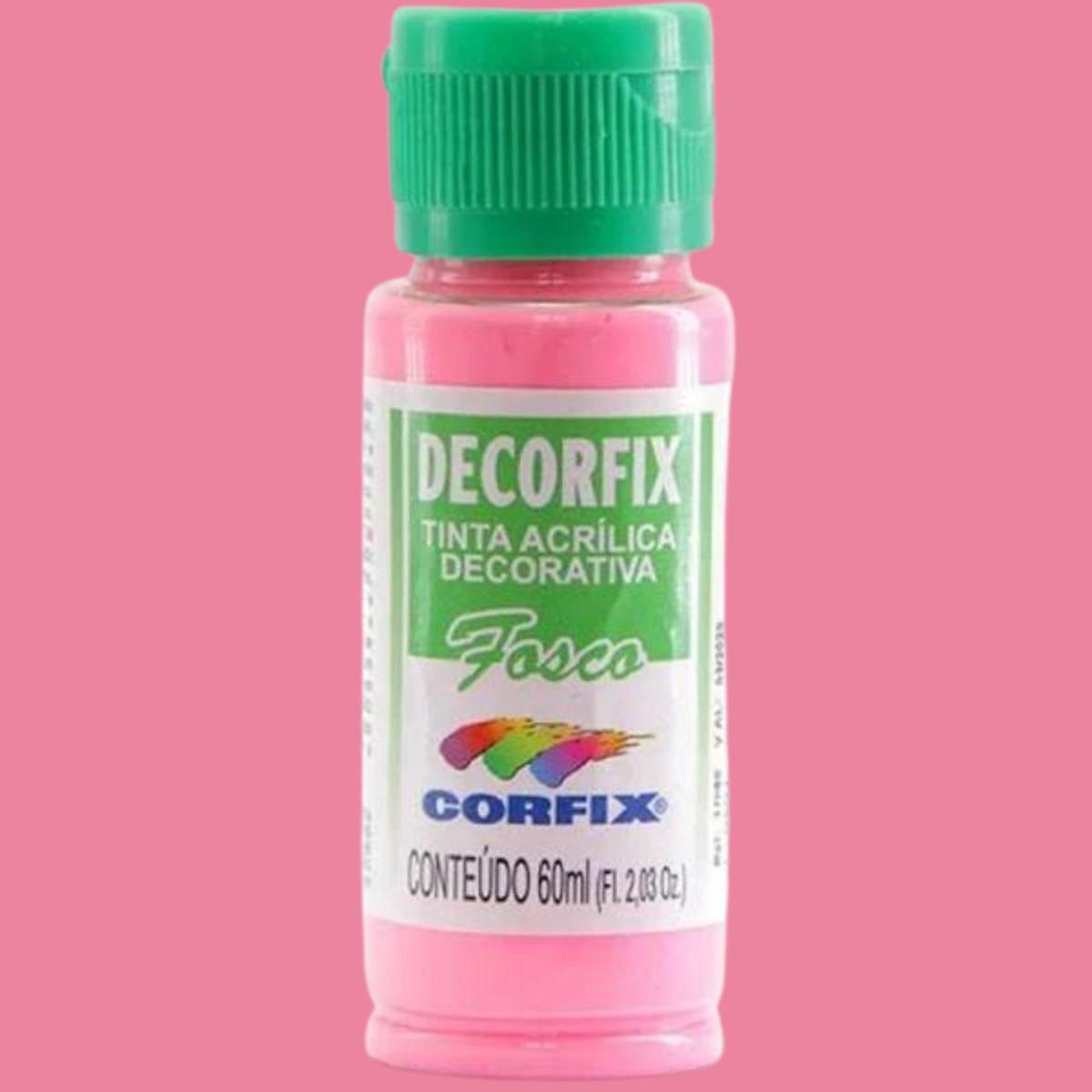 Tinta Acrílica Decorfix Corfix 60ml Fosca - Palácio da Arte