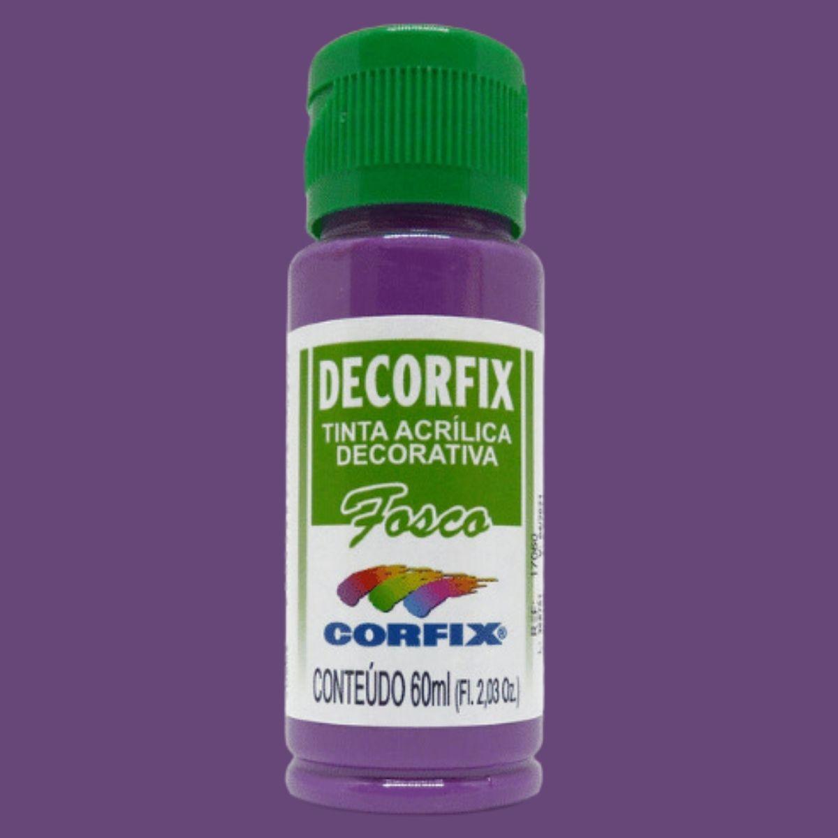 Tinta Acrílica Decorfix Corfix 60ml Fosca - Palácio da Arte