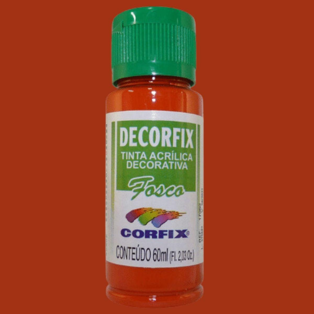 Tinta Acrílica Decorfix Corfix 60ml Fosca - Palácio da Arte