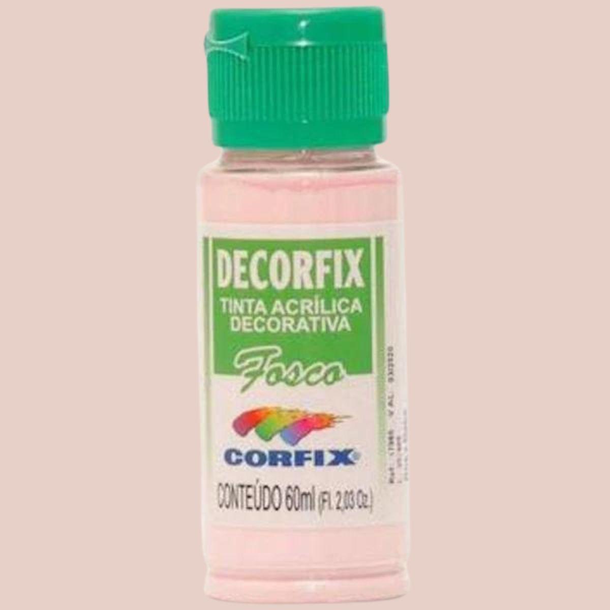 Tinta Acrílica Decorfix Corfix 60ml Fosca - Palácio da Arte