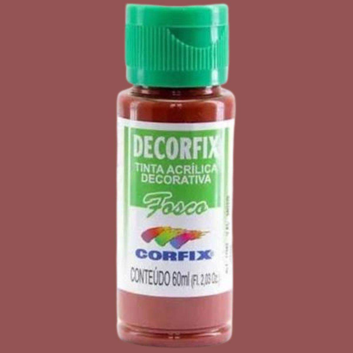 Tinta Acrílica Decorfix Corfix 60ml Fosca - Palácio da Arte