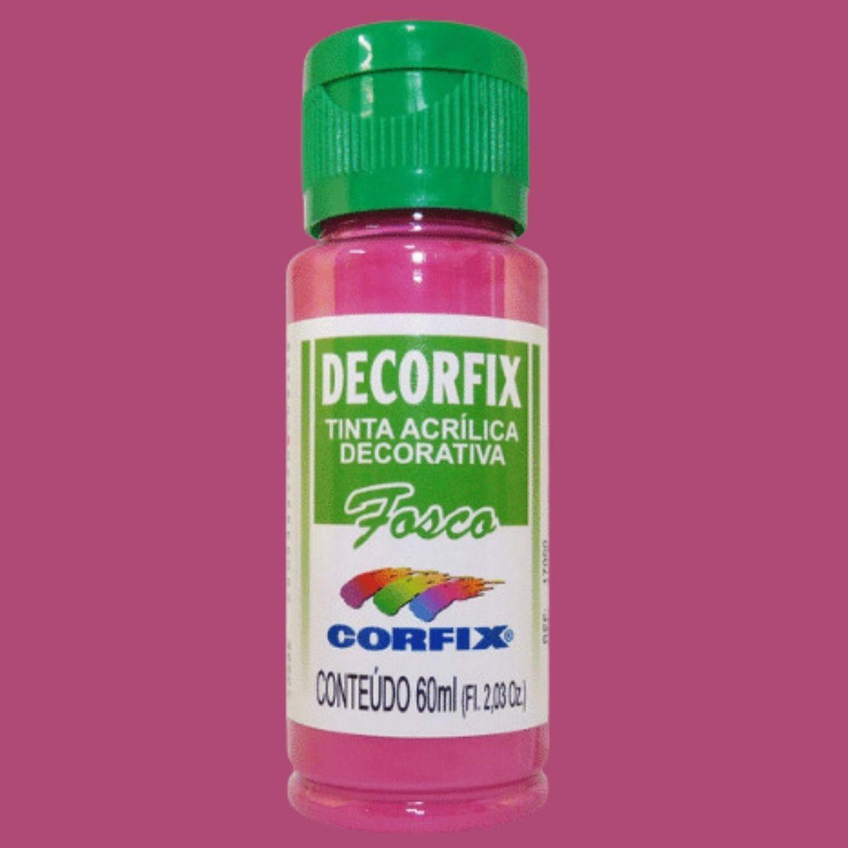 Tinta Acrílica Decorfix Corfix 60ml Fosca - Palácio da Arte