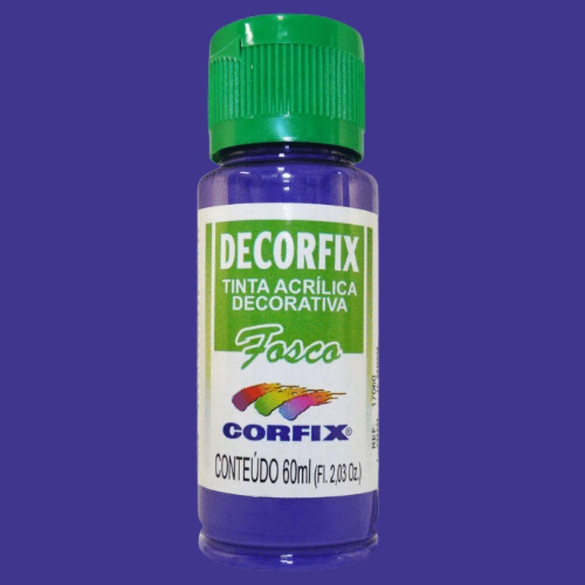 Tinta Acrílica Decorfix Corfix 60ml Fosca - Palácio da Arte