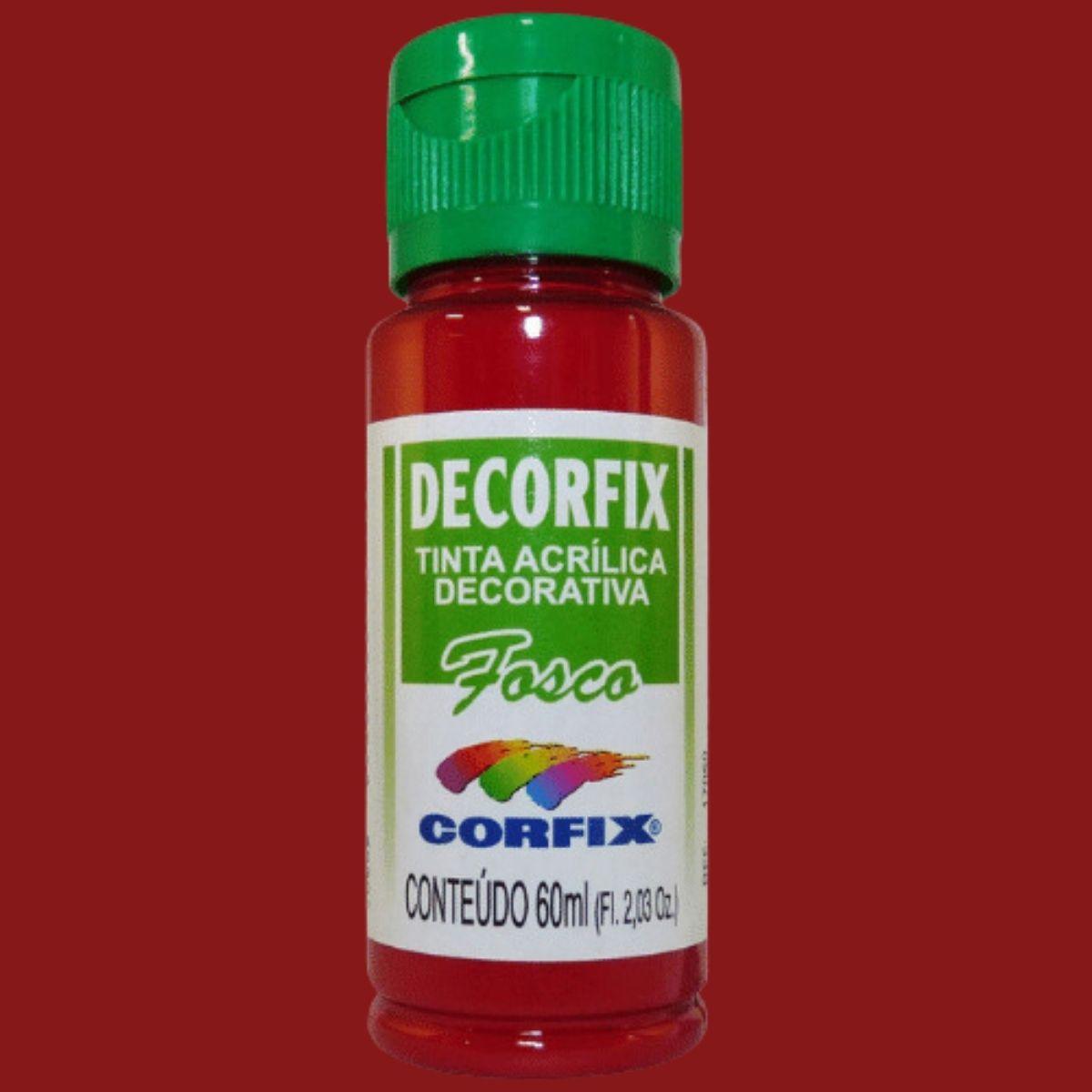 Tinta Acrílica Decorfix Corfix 60ml Fosca - Palácio da Arte