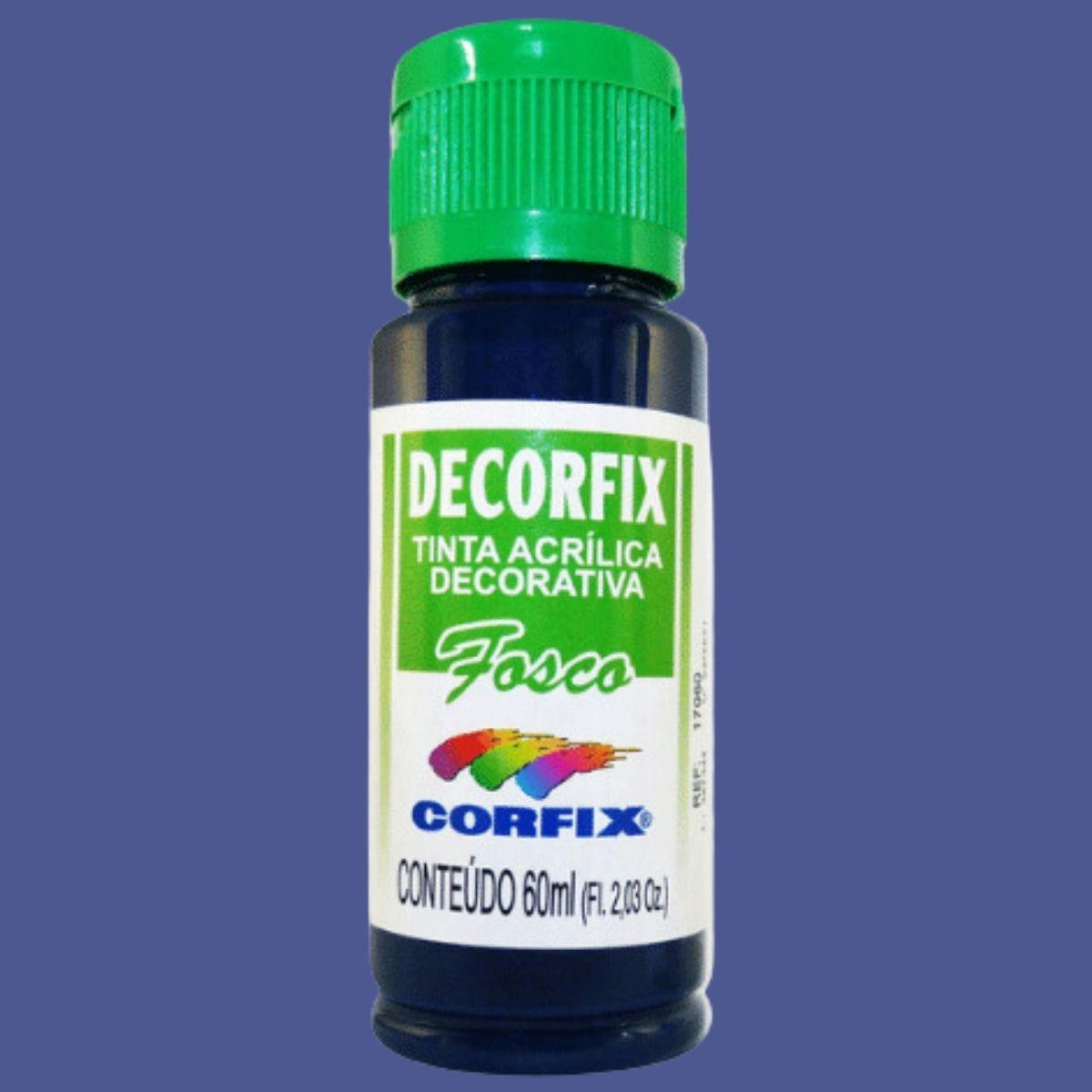 Tinta Acrílica Decorfix Corfix 60ml Fosca - Palácio da Arte