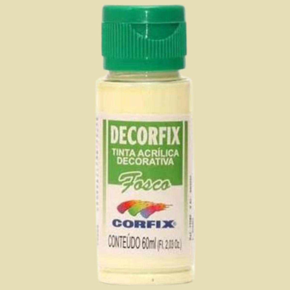 Tinta Acrílica Decorfix Corfix 60ml Fosca - Palácio da Arte