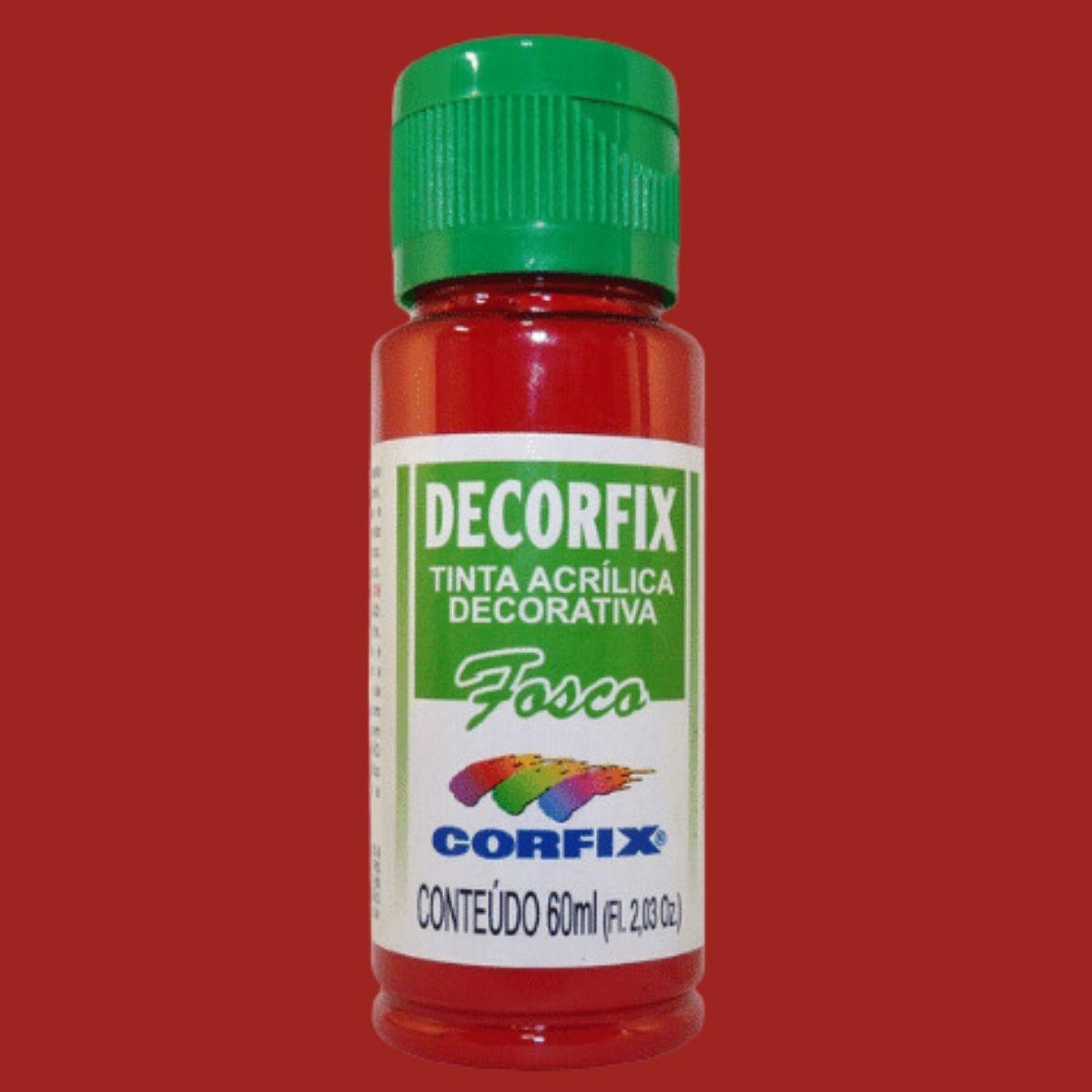 Tinta Acrílica Decorfix Corfix 60ml Fosca - Palácio da Arte