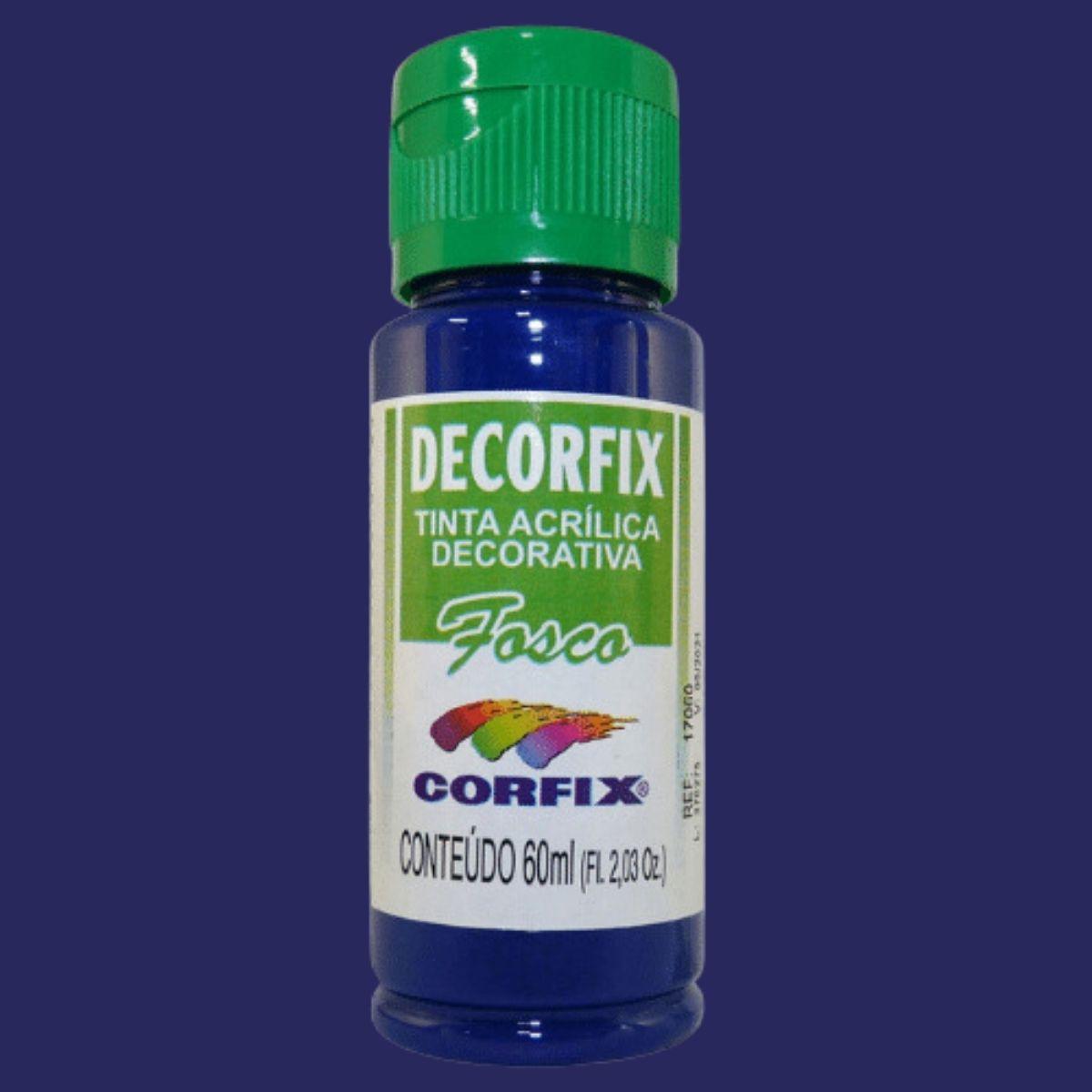 Tinta Acrílica Decorfix Corfix 60ml Fosca - Palácio da Arte
