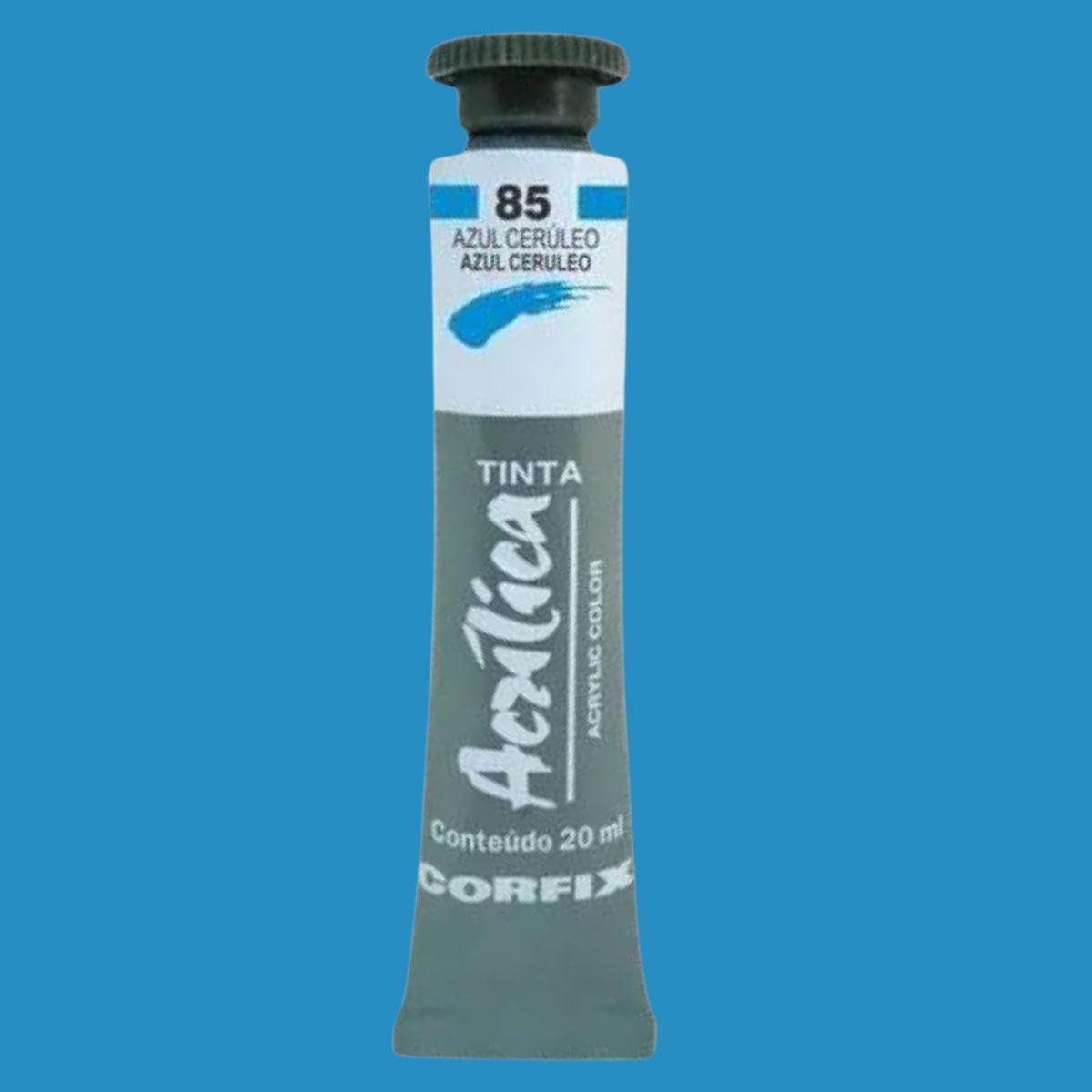 Tinta Acrílica para Telas Corfix 20ml - Palácio da Arte