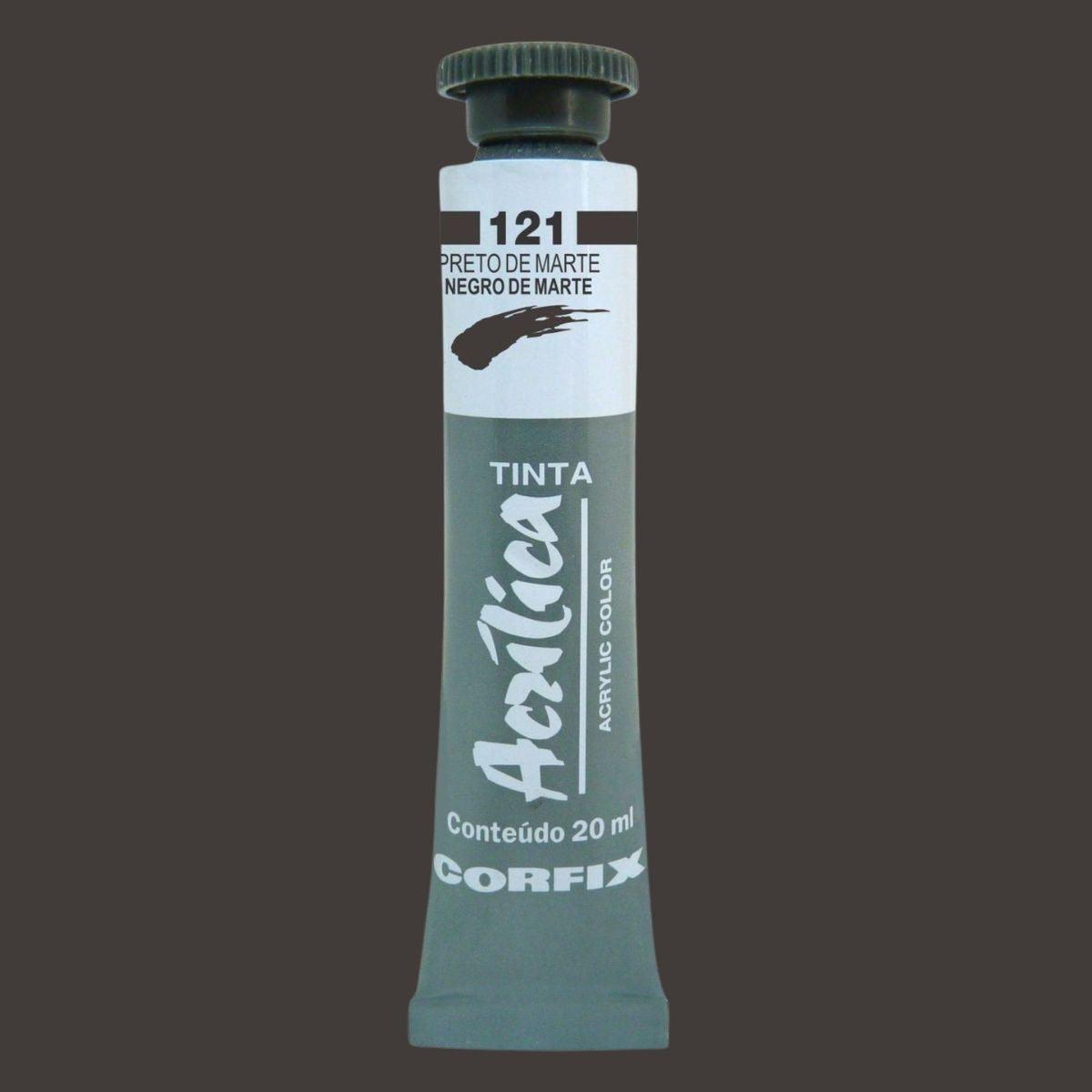 Tinta Acrílica para Telas Corfix 20ml - Palácio da Arte