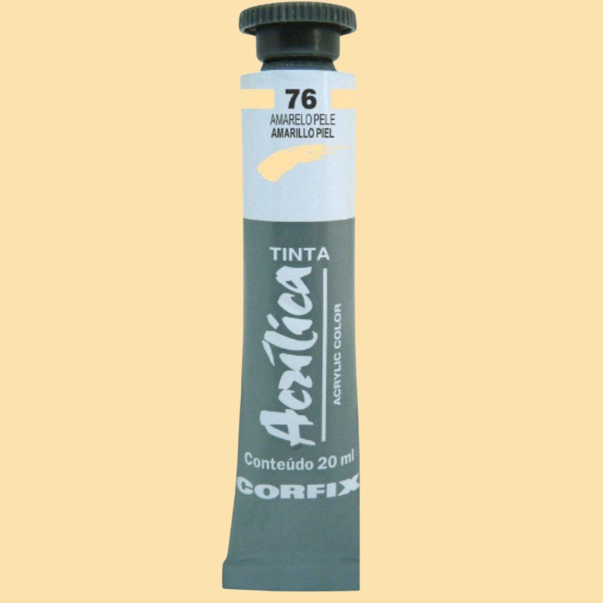 Tinta Acrílica para Telas Corfix 20ml - Palácio da Arte