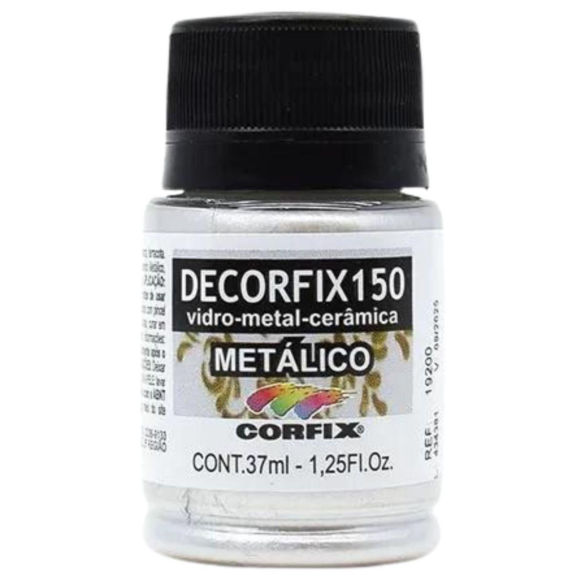 Tinta Decorfix 150 Corfix 37ml Metálica - Palácio da Arte