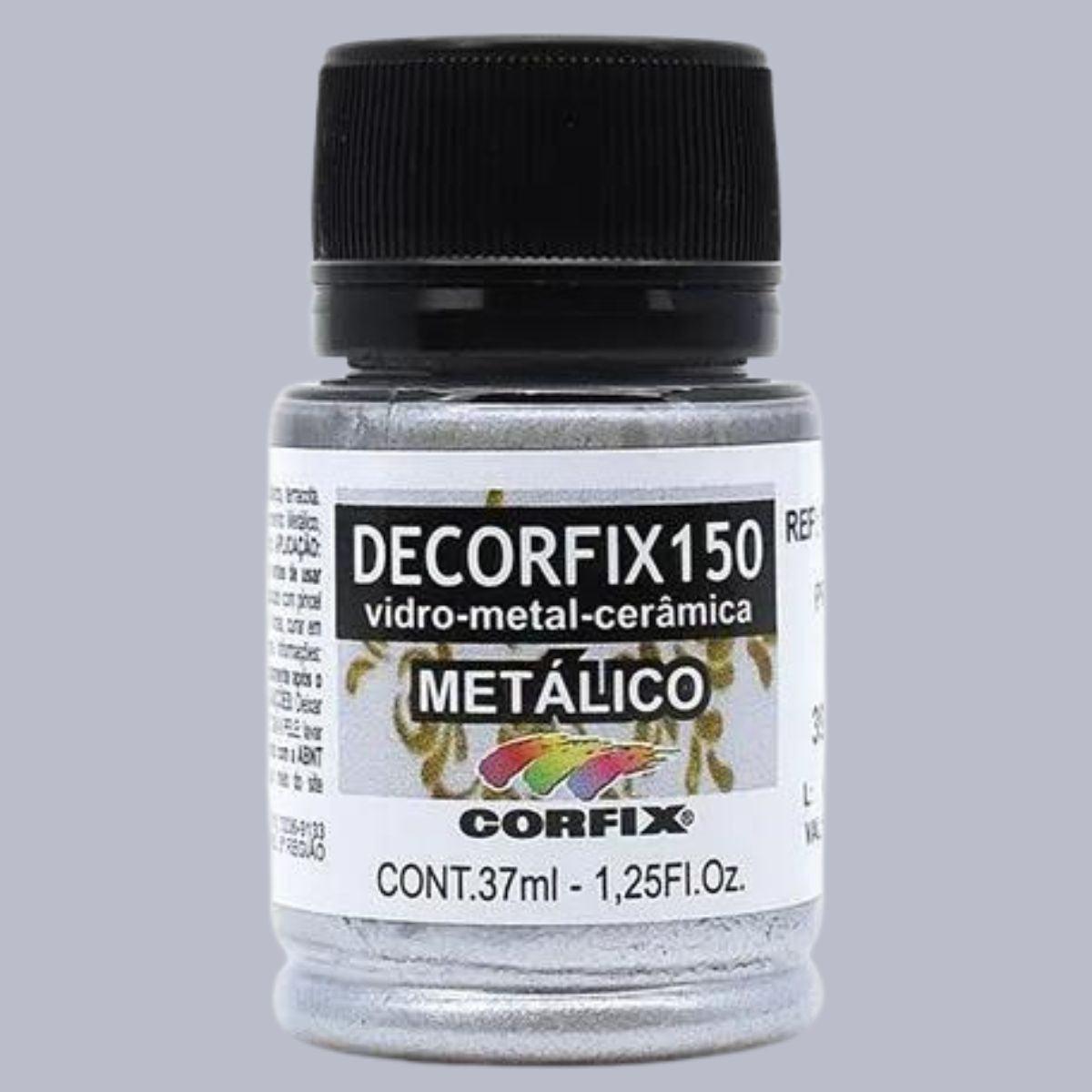 Tinta Decorfix 150 Corfix 37ml Metálica - Palácio da Arte