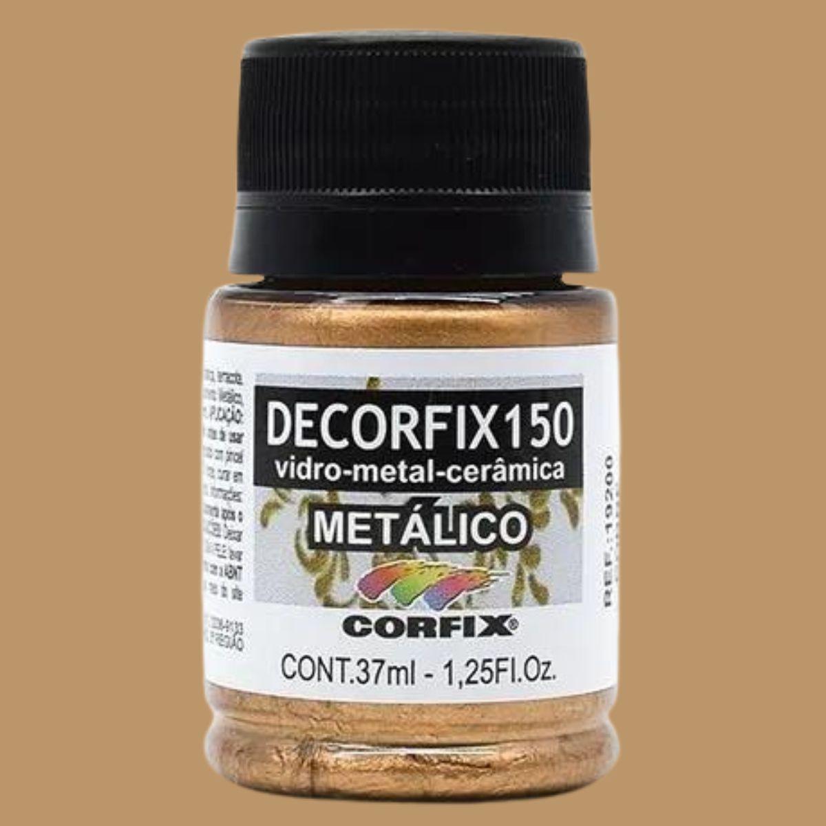 Tinta Decorfix 150 Corfix 37ml Metálica - Palácio da Arte