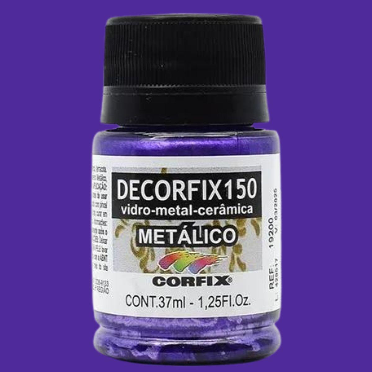Tinta Decorfix 150 Corfix 37ml Metálica - Palácio da Arte