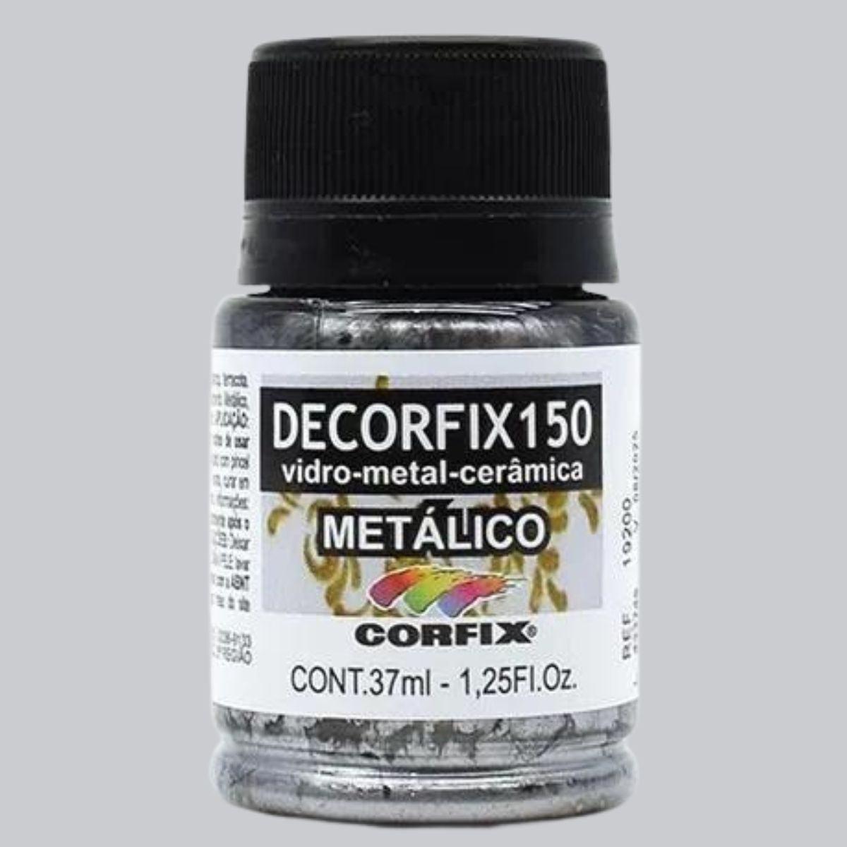 Tinta Decorfix 150 Corfix 37ml Metálica - Palácio da Arte