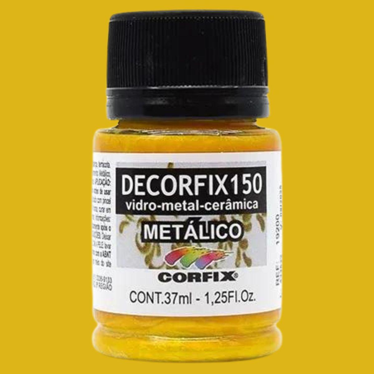 Tinta Decorfix 150 Corfix 37ml Metálica - Palácio da Arte