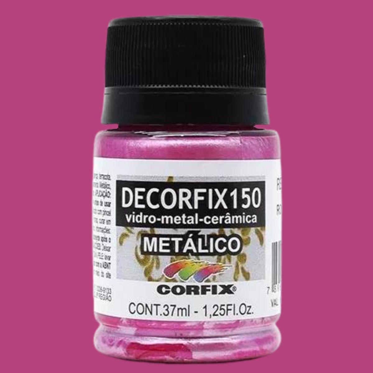 Tinta Decorfix 150 Corfix 37ml Metálica - Palácio da Arte