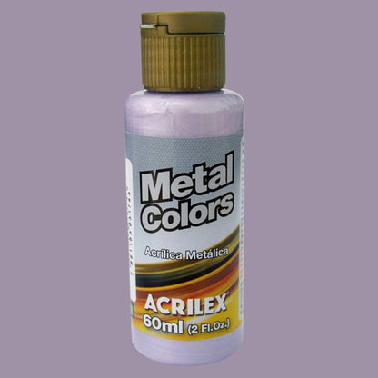 Tinta Metal Colors Acrilex Acrílica Metálica 60ml - Palácio da Arte