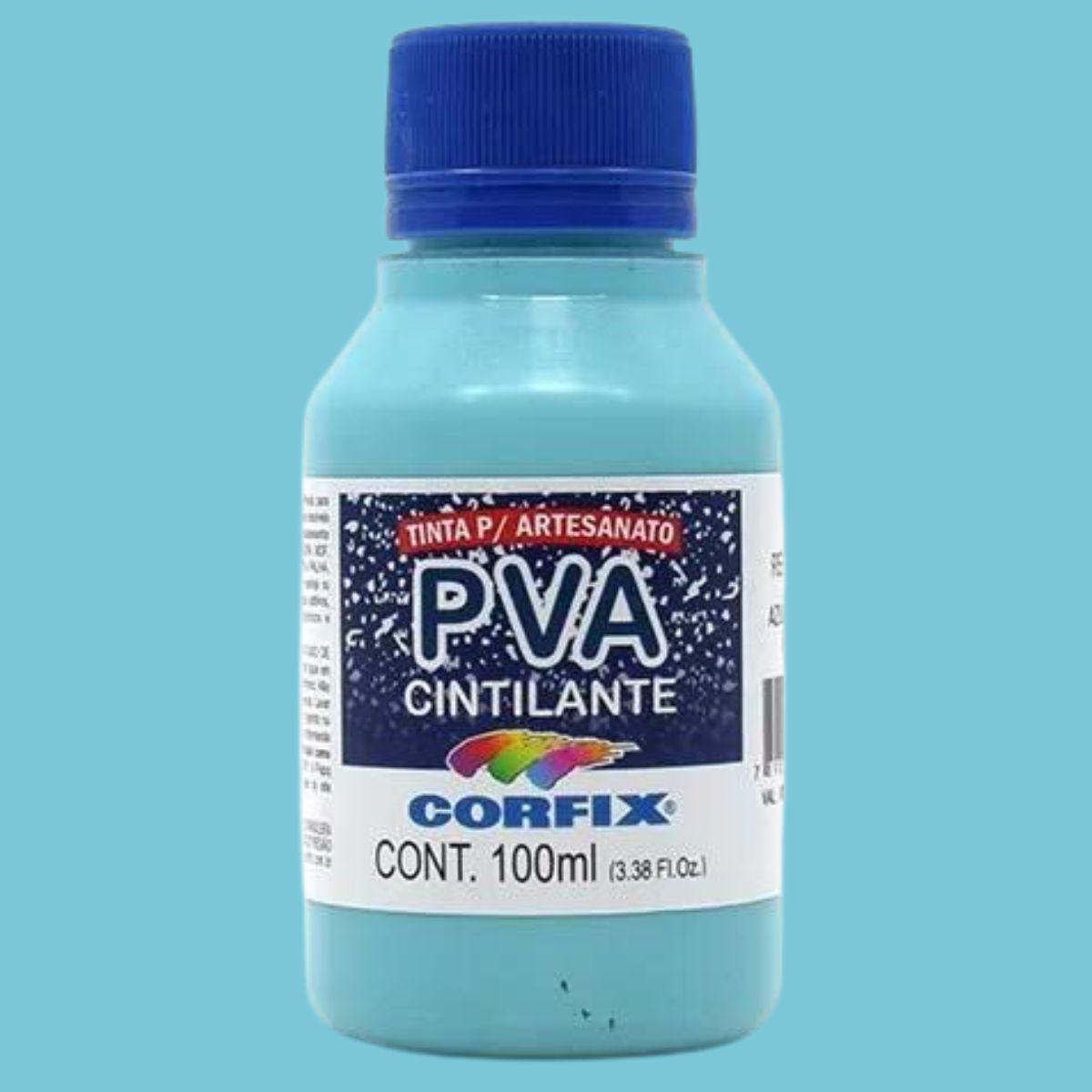 Tinta PVA Cintilante Corfix 100ml - Palácio da Arte