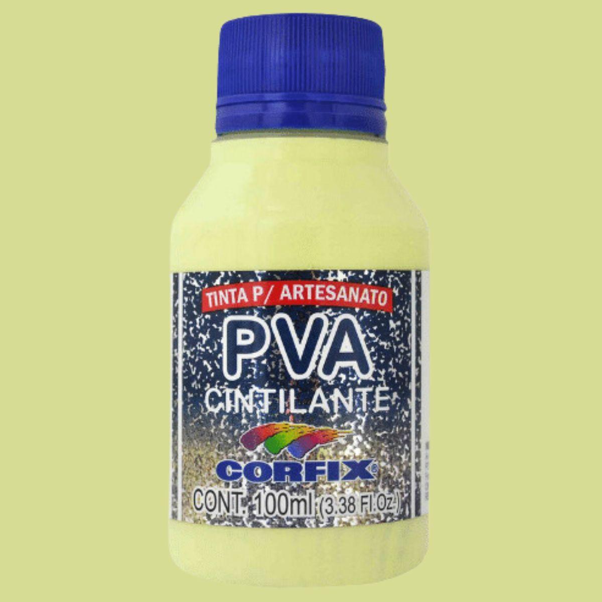 Tinta PVA Cintilante Corfix 100ml - Palácio da Arte