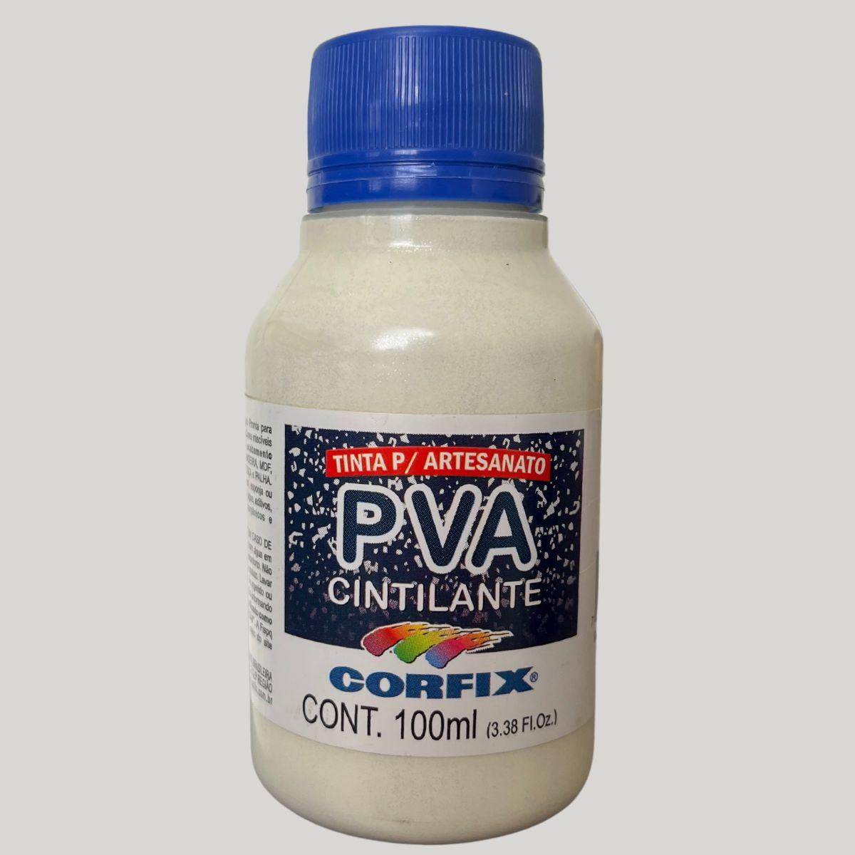 Tinta PVA Cintilante Corfix 100ml - Palácio da Arte
