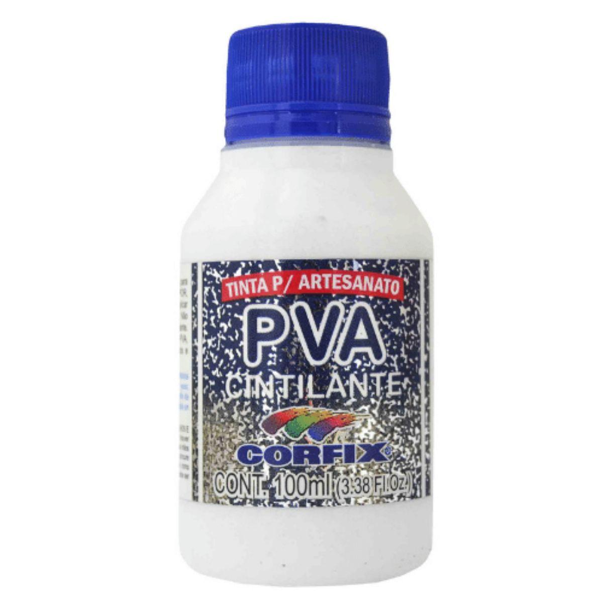 Tinta PVA Cintilante Corfix 100ml - Palácio da Arte