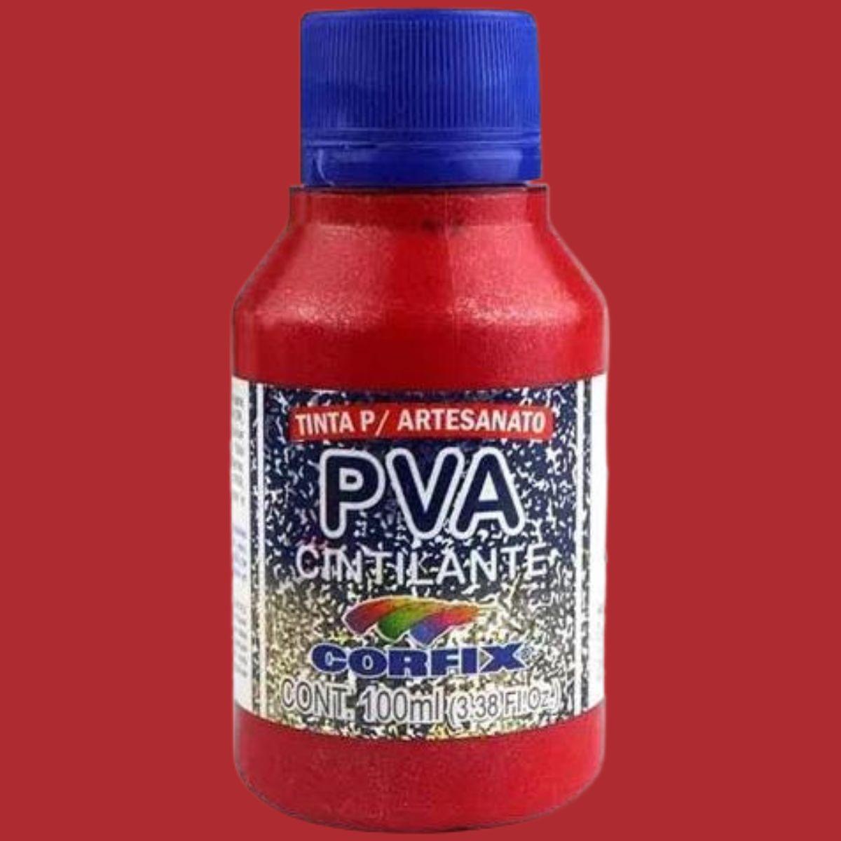 Tinta PVA Cintilante Corfix 100ml - Palácio da Arte
