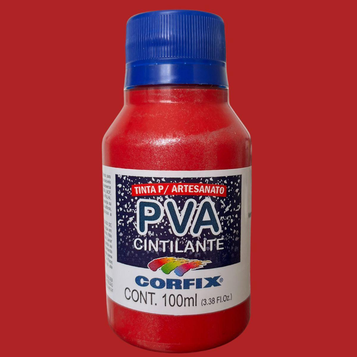 Tinta PVA Cintilante Corfix 100ml - Palácio da Arte