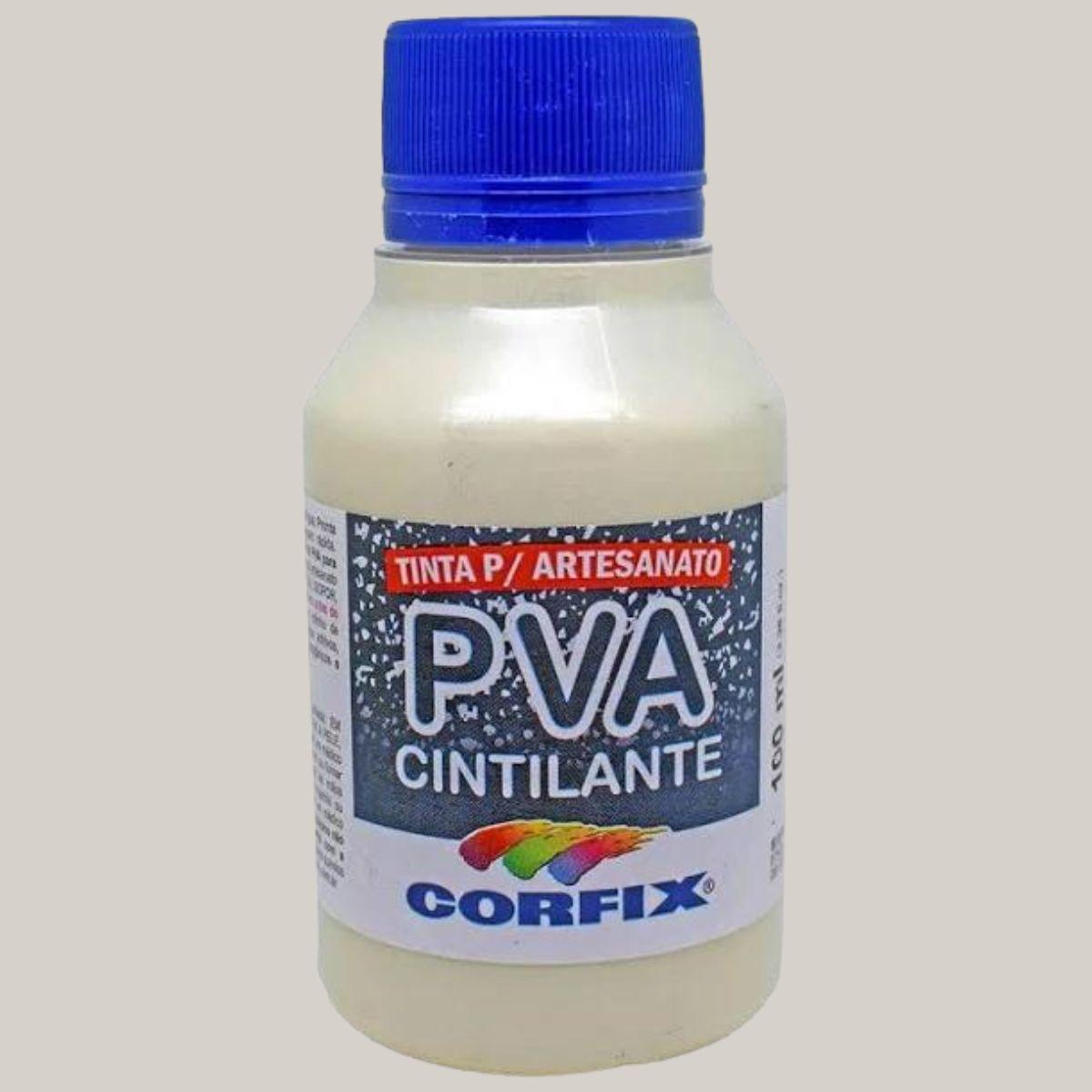 Tinta PVA Cintilante Corfix 100ml - Palácio da Arte