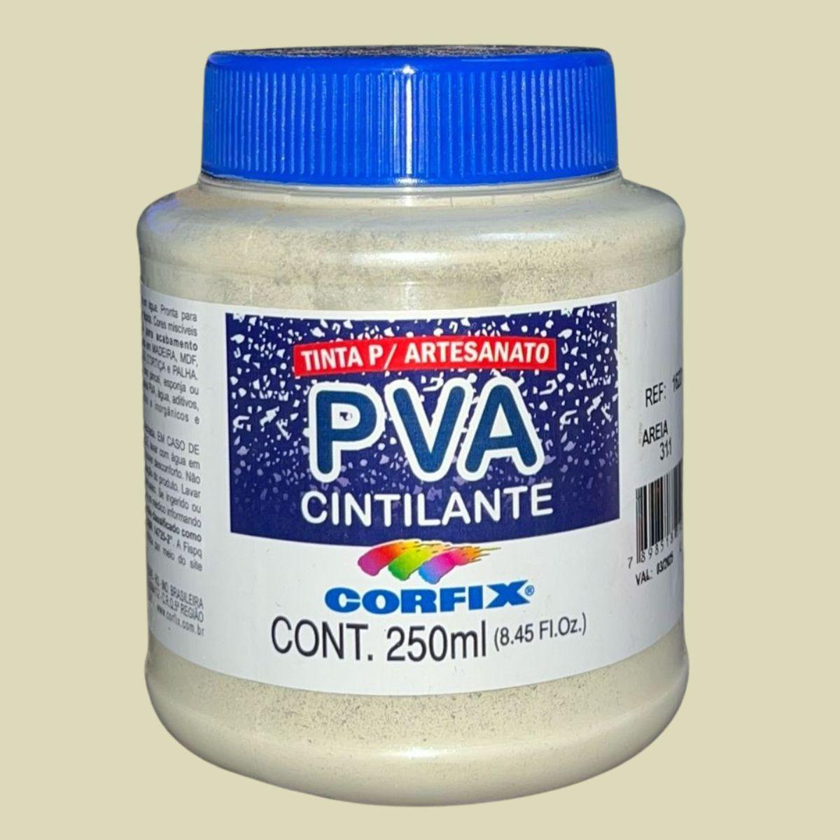 Tinta PVA Cintilante Corfix 250ml - Palácio da Arte