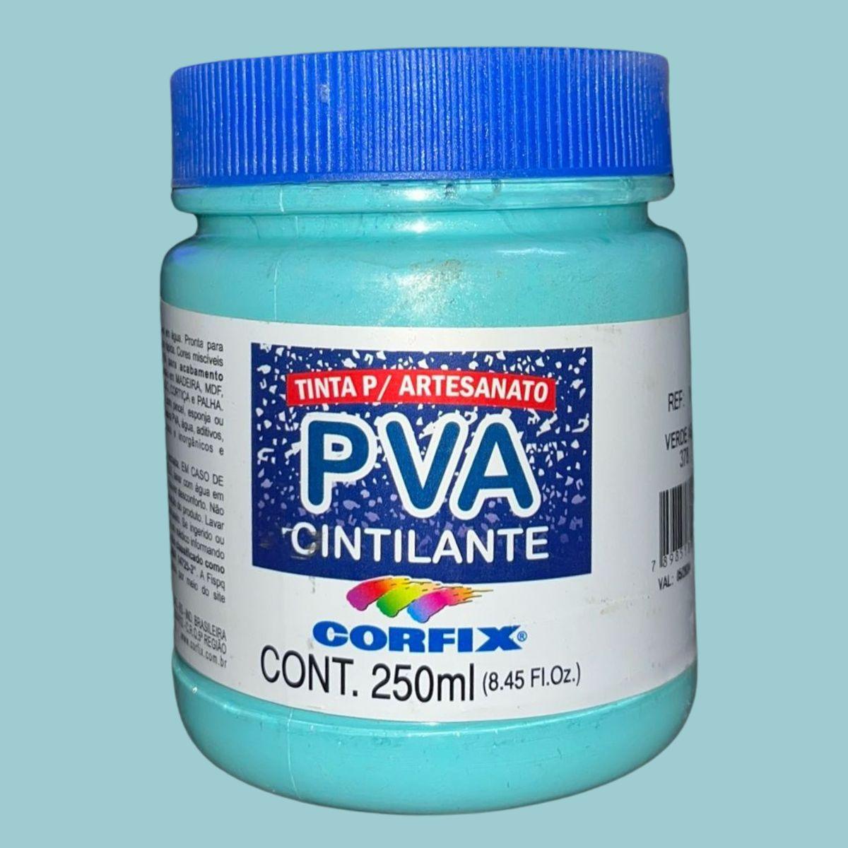 Tinta PVA Cintilante Corfix 250ml - Palácio da Arte