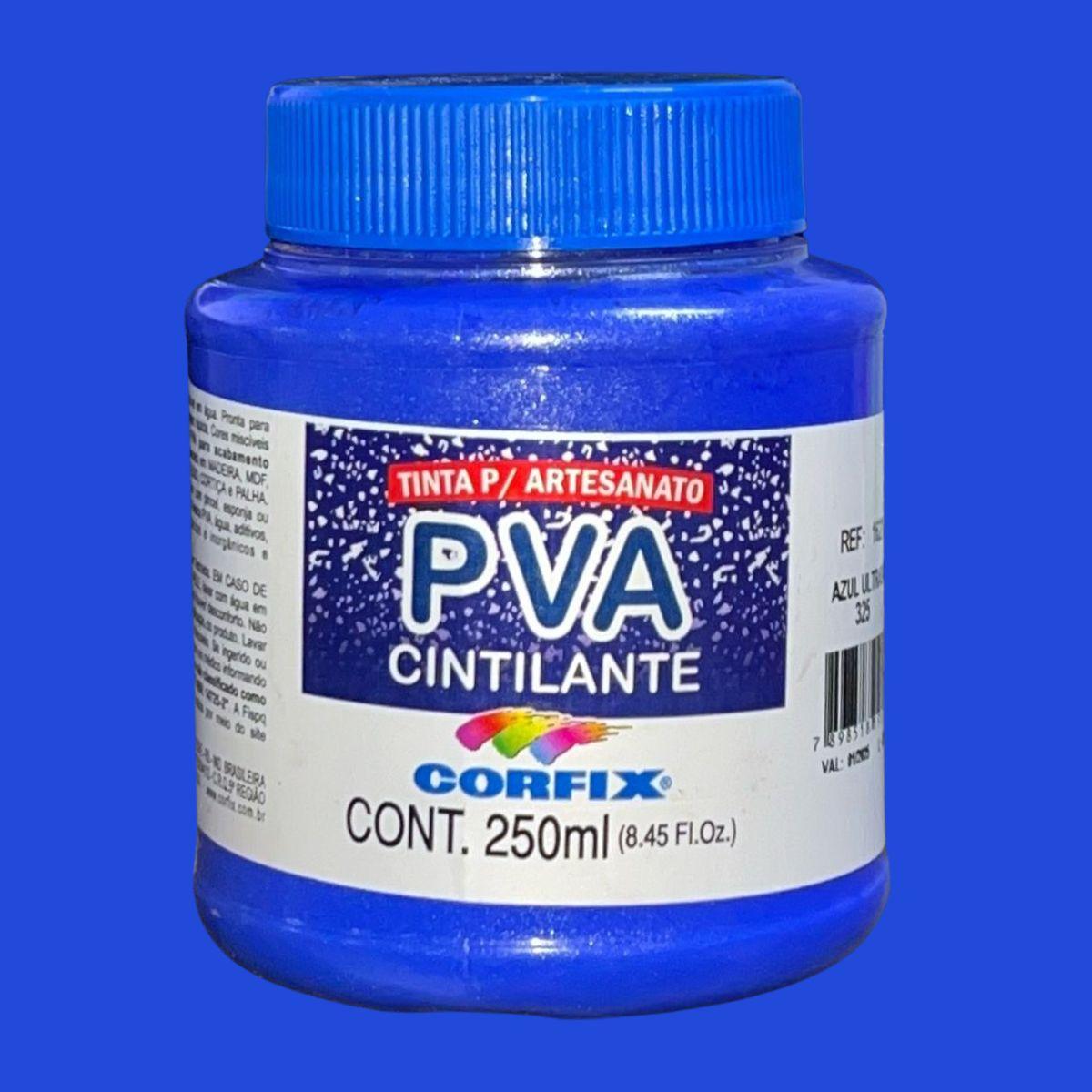 Tinta PVA Cintilante Corfix 250ml - Palácio da Arte