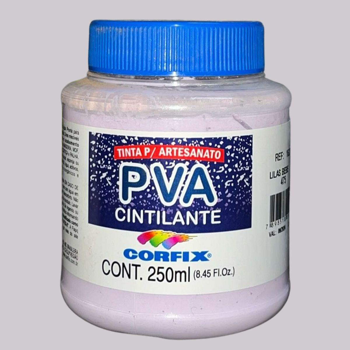 Tinta PVA Cintilante Corfix 250ml - Palácio da Arte