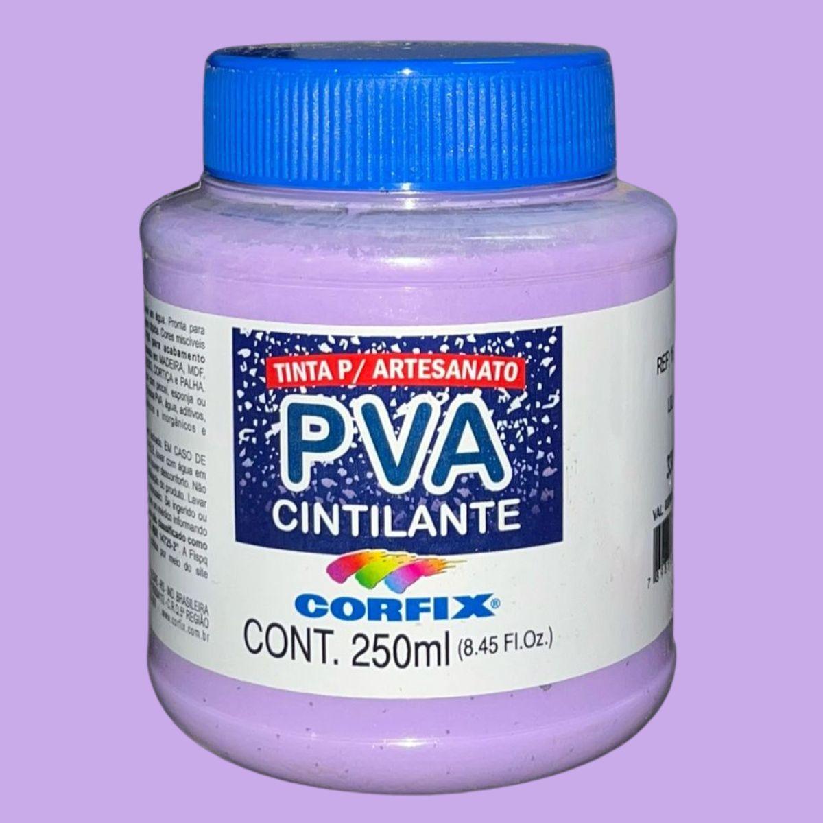 Tinta PVA Cintilante Corfix 250ml - Palácio da Arte