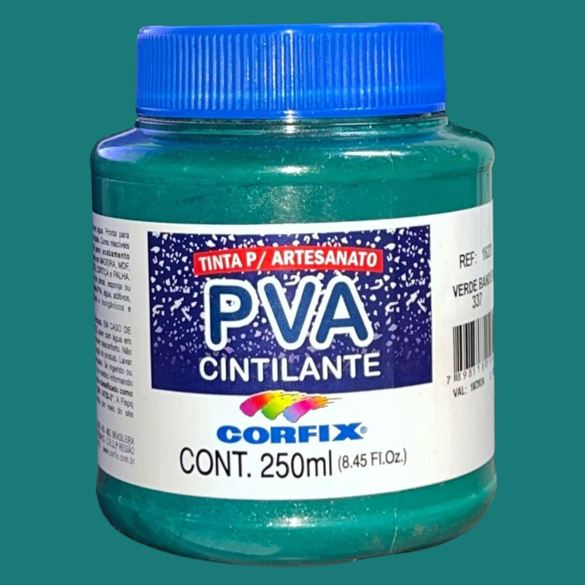 Tinta PVA Cintilante Corfix 250ml - Palácio da Arte