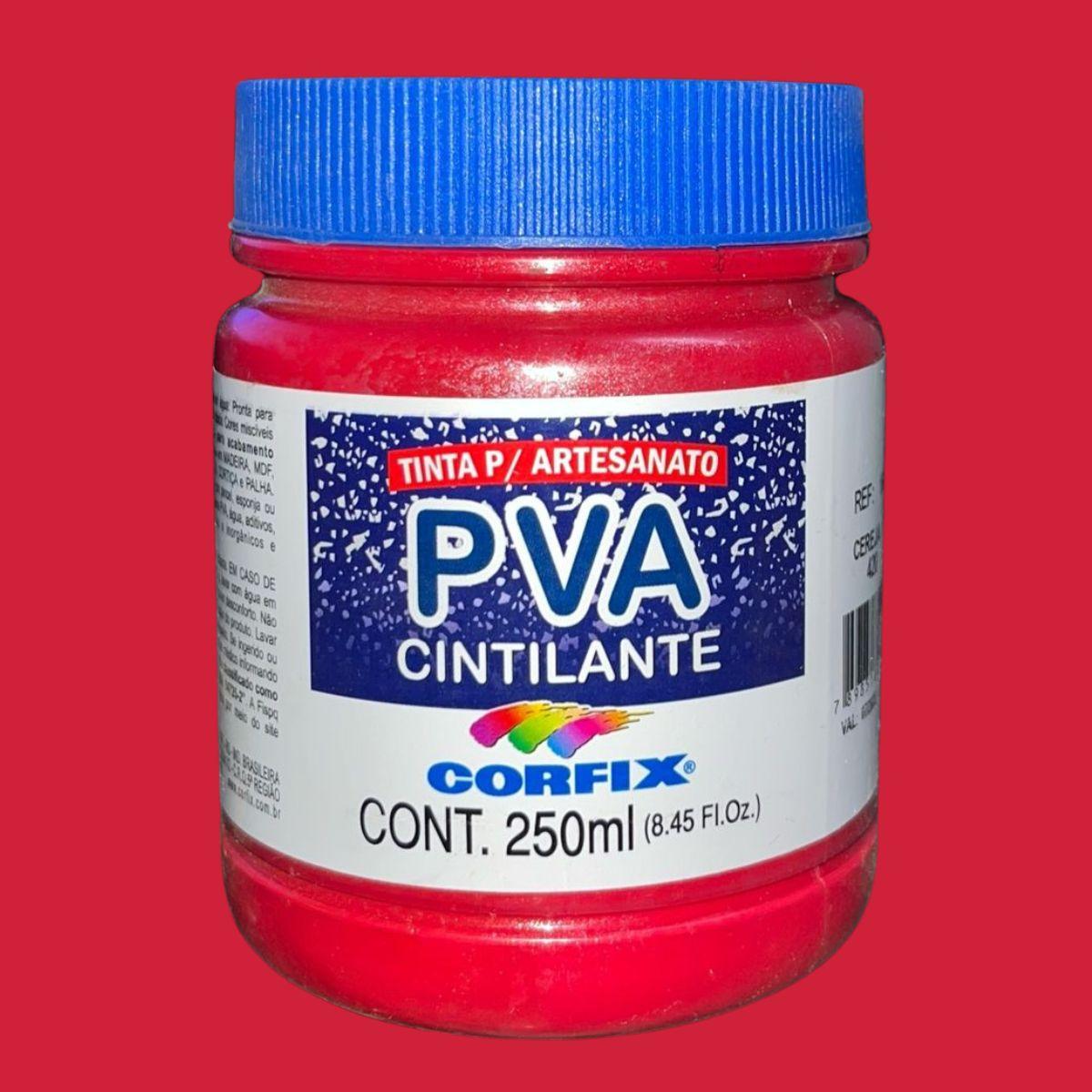 Tinta PVA Cintilante Corfix 250ml - Palácio da Arte