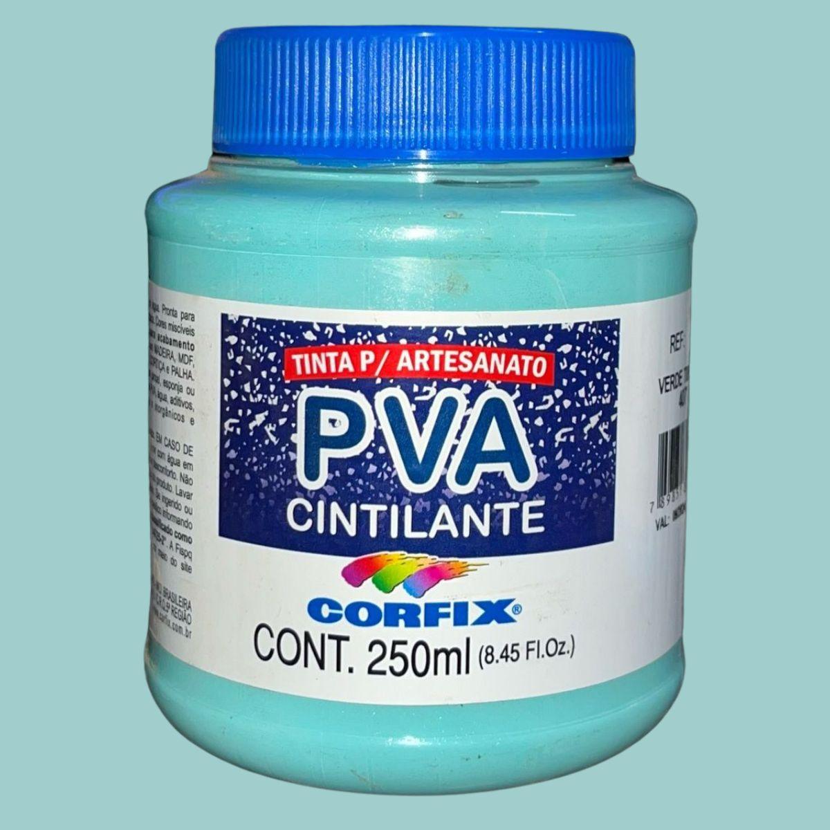 Tinta PVA Cintilante Corfix 250ml - Palácio da Arte