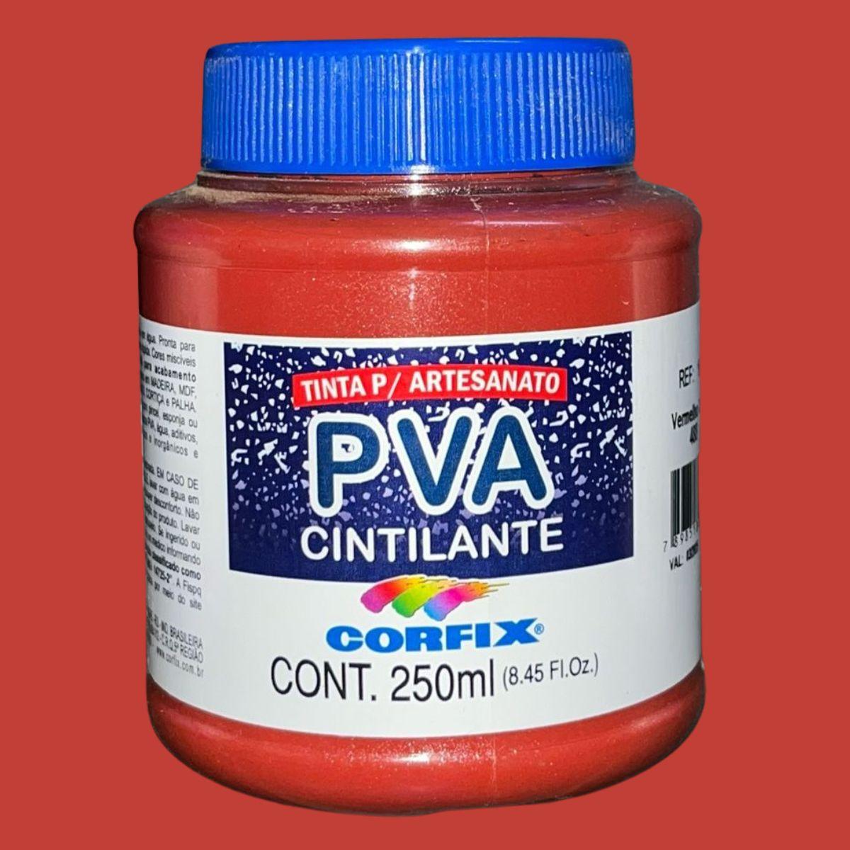 Tinta PVA Cintilante Corfix 250ml - Palácio da Arte