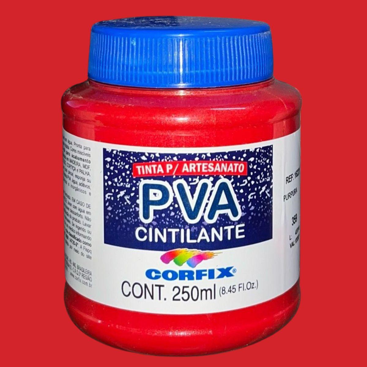 Tinta PVA Cintilante Corfix 250ml - Palácio da Arte