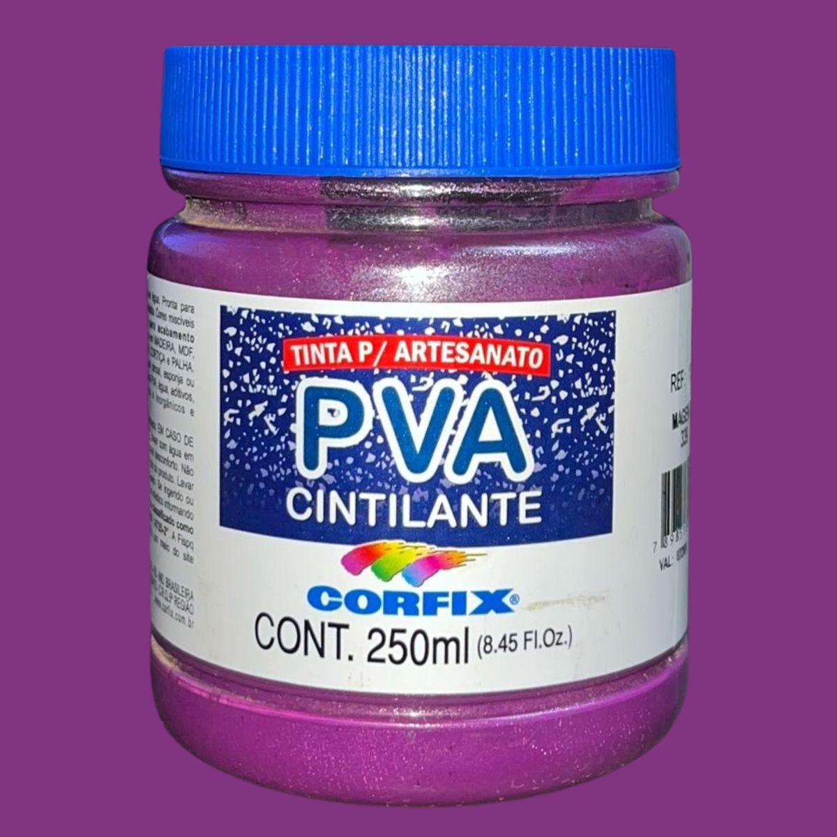 Tinta PVA Cintilante Corfix 250ml - Palácio da Arte
