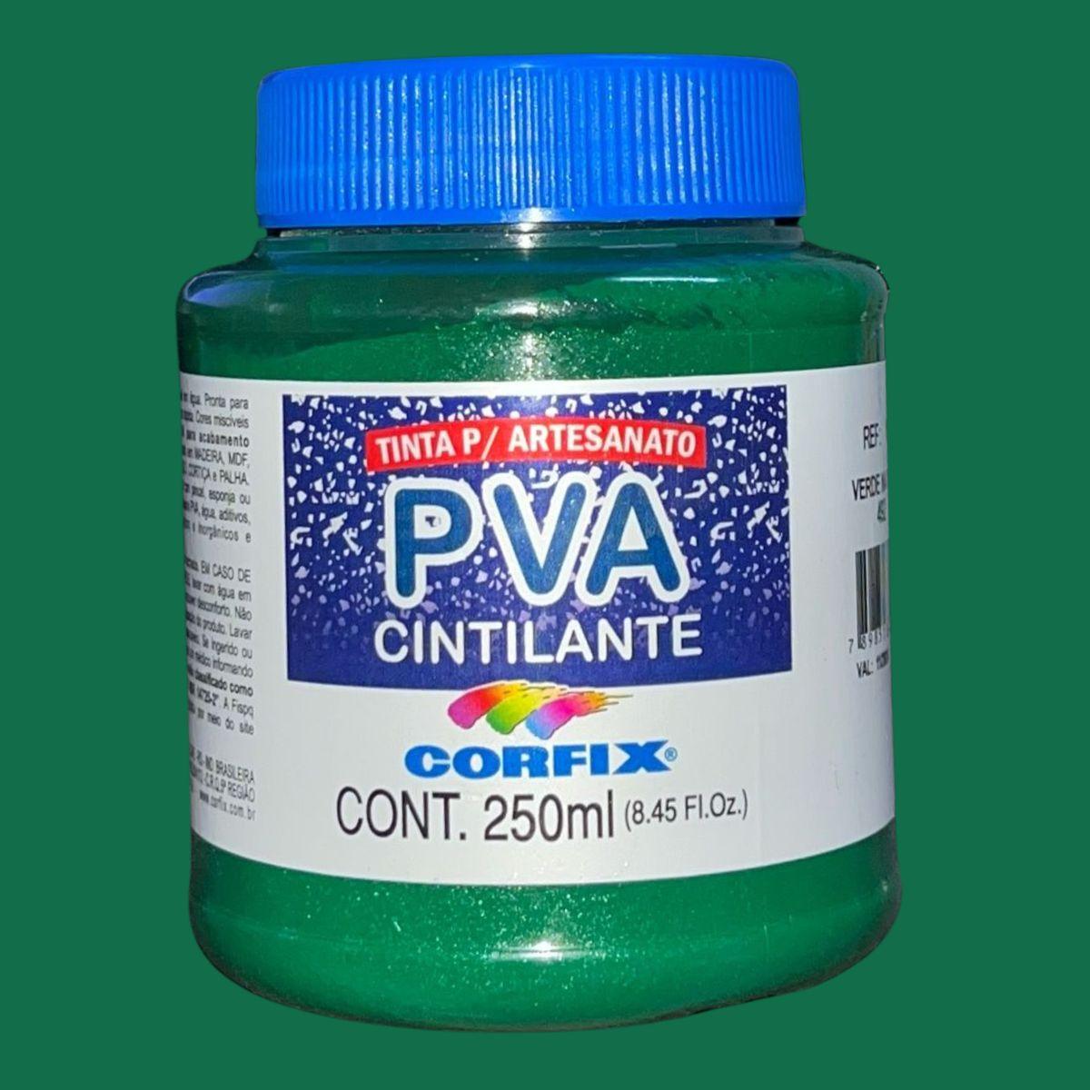 Tinta PVA Cintilante Corfix 250ml - Palácio da Arte