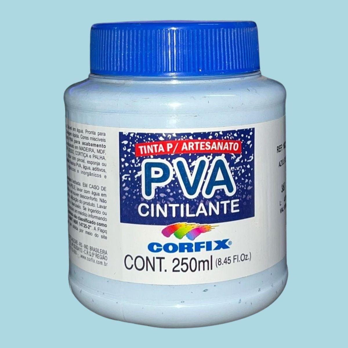 Tinta PVA Cintilante Corfix 250ml - Palácio da Arte