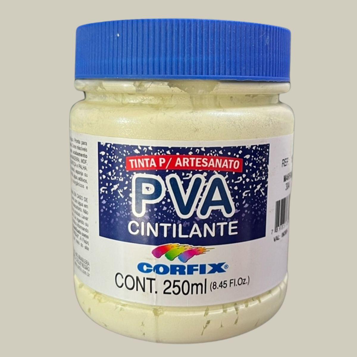 Tinta PVA Cintilante Corfix 250ml - Palácio da Arte